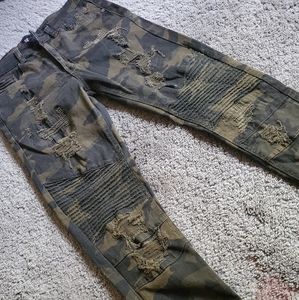 Camouflage Destruction Jeans